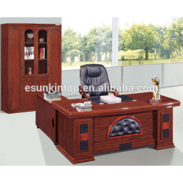 Luxus Büro Schreibtisch mit awsome Leder Polsterung, Esun Brand (Modell T300)